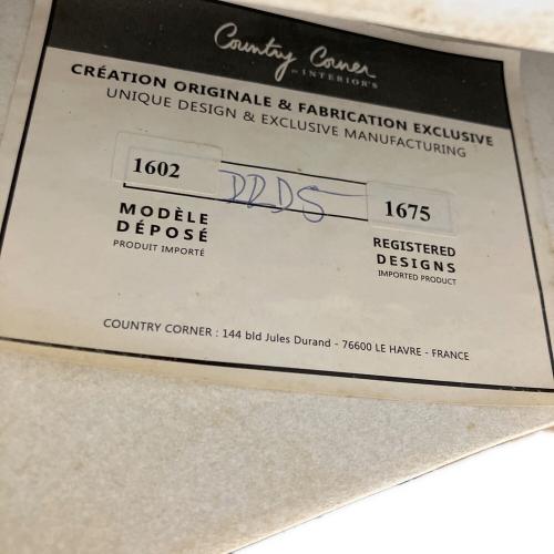 Country corner (カントリーコーナー) デスク フランス家具 ブルー グスタビアン