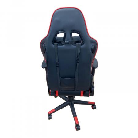 JM20756S)GTRACING ゲーミングチェア フットレスト付き  ブラック/レッド  中古品【取りに来られる方限定】 GTRACING (ジーティーレーシング) ゲーミングチェア レッド×ブラック