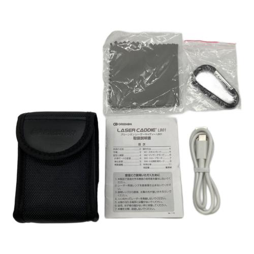 GREEN ON (グリーンオン) ゴルフ距離測定器 LASER CADDIE LB01 ブラック