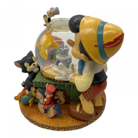 ディズニー ピノキオ　オルゴール オブジェ ベルメゾン Disney ピノキオ スノーグローブドーム ディズニーグッズ オルゴール付き