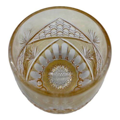 KAGAMI CRYSTAL (カガミクリスタル) グラス 江戸切子 伝統工芸士・鍋谷淳一 作 ロックグラス