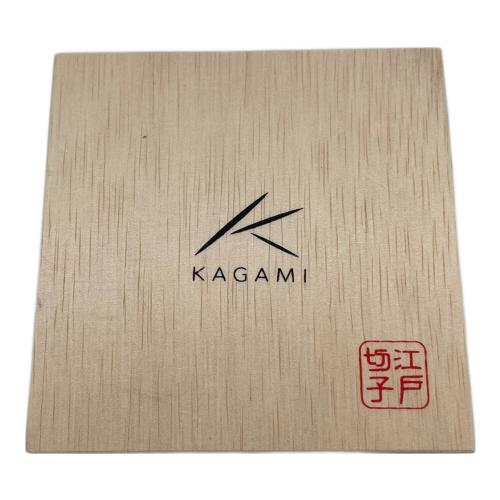 KAGAMI CRYSTAL (カガミクリスタル) グラス 江戸切子 伝統工芸士・鍋谷淳一 作 ロックグラス