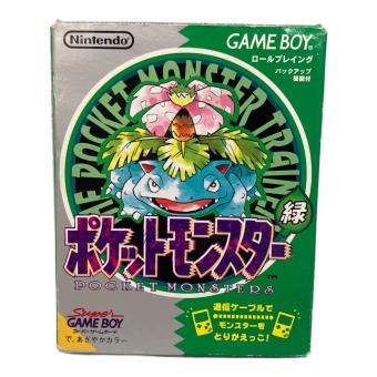 Nintendo (ニンテンドウ) ポケットモンスター 緑 ゲームボーイ用ソフト 現状販売 -