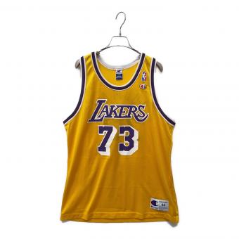 Champion (チャンピオン) ゲームシャツ LAKERS/デニス・ロッドマン メンズ SIZE L (44) イエロー