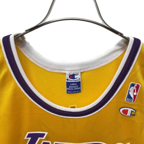 Champion (チャンピオン) ゲームシャツ LAKERS/デニス・ロッドマン メンズ SIZE L (44) イエロー