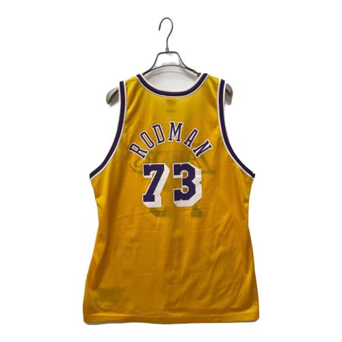 Champion (チャンピオン) ゲームシャツ LAKERS/デニス・ロッドマン メンズ SIZE L (44) イエロー
