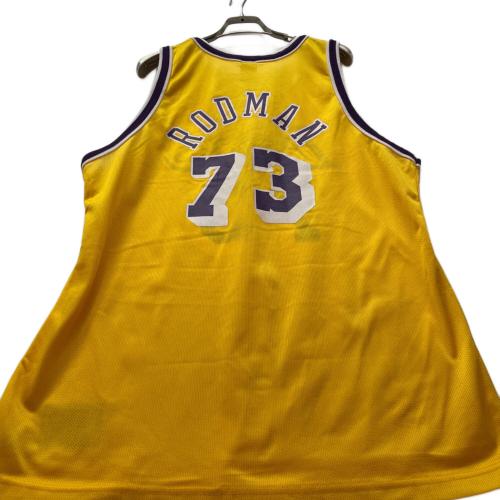 Champion (チャンピオン) ゲームシャツ LAKERS/デニス・ロッドマン メンズ SIZE L (44) イエロー