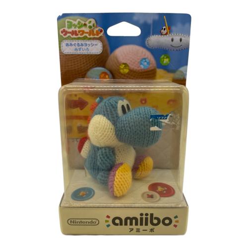 Nintendo (ニンテンドー) amibo あみぐるみヨッシー みずいろ  ※ケースヤケ有