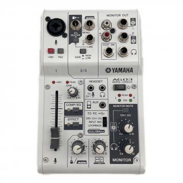 YAMAHA (ヤマハ) ミキサー ag03 オーディオインターフェース