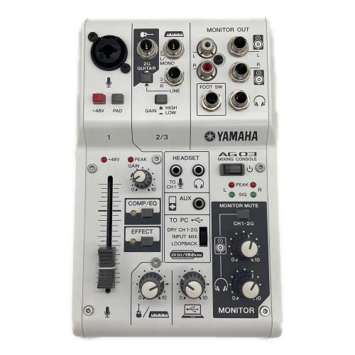 YAMAHA (ヤマハ) ミキシングコンソール AG03