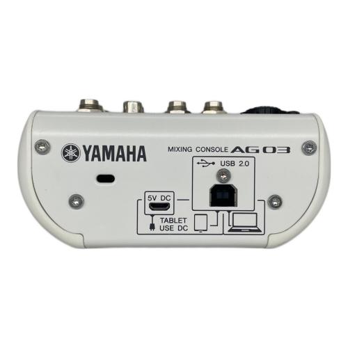 YAMAHA ヤマハ AG03 ミキシングコンソール YAMAHA (ヤマハ) ミキシングコンソール AG03｜トレファクONLINE