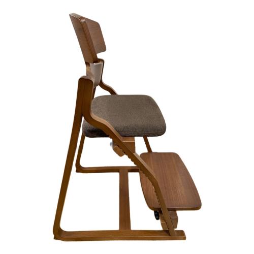 豊橋木工 (トヨハシ モッコウ) チェア ナチュラル×ブラウン UPRIGHT