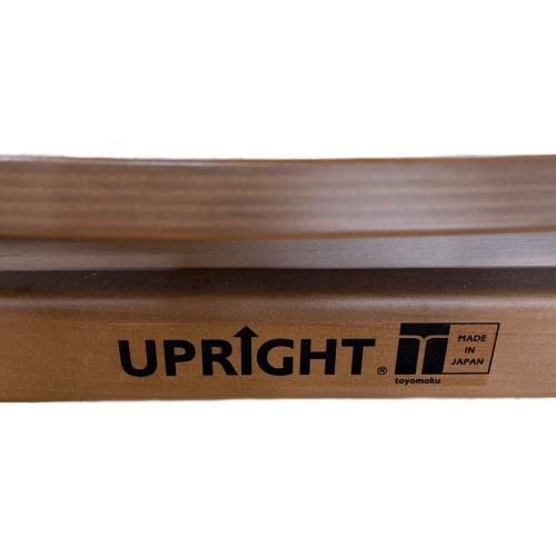 豊橋木工 (トヨハシ モッコウ) チェア ナチュラル×ブラウン UPRIGHT
