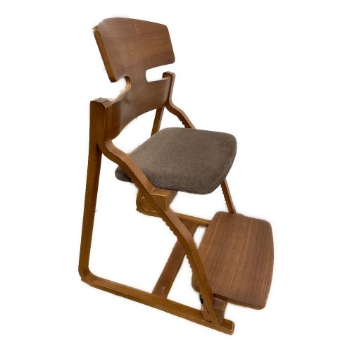 豊橋木工 (トヨハシ モッコウ) チェア ナチュラル×ブラウン UPRIGHT
