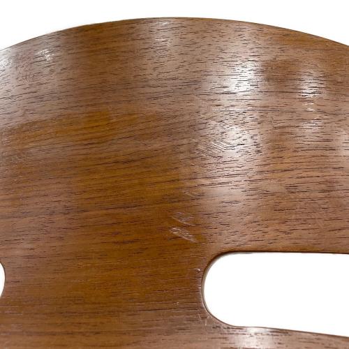 豊橋木工 (トヨハシ モッコウ) チェア ナチュラル×ブラウン UPRIGHT