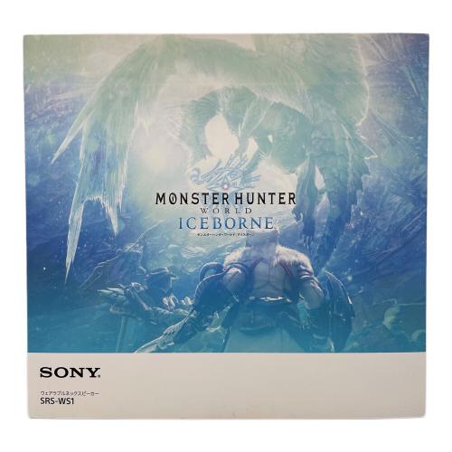 SONY (ソニー) ウェアラブルネックスピーカー SRS-WS1 MONSTER HUNTER WORLD： ICEBORNE EDITION