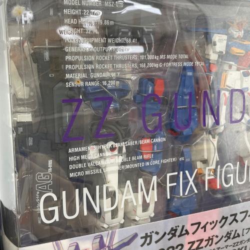 ガンダム GUNDAM FIX FIGURATION ＃0022 ZZガンダム フィギュア 保存に伴う外箱ヨゴレ・変形有