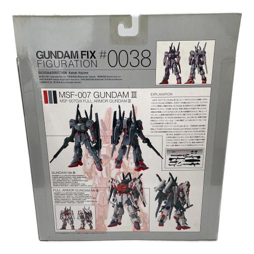 ガンダム GUNDAM FIX FIGURATION ＃0038 フルアーマーガンダムMk-III フィギュア 保存に伴う外箱ヨゴレ・変形有