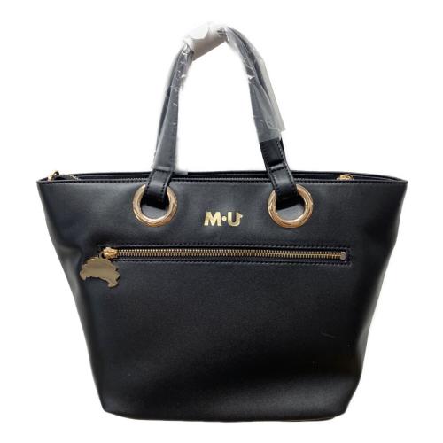 M U SPORTS (エムユースポーツ) ゴルフカートバッグ 703U2056 ブラック デュアルレザービジューロイヤルハンドバック