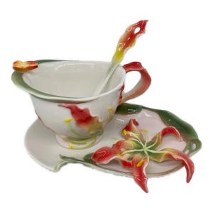 華麗なる花コレクション カップ&ソーサー gloriosa lily design