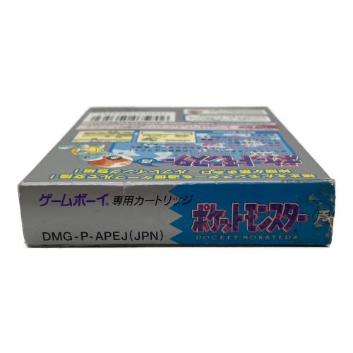 Nintendo (ニンテンドー) ポケットモンスター 青 ゲームボーイ用ソフト バックアップバッテリー残量保証無 -