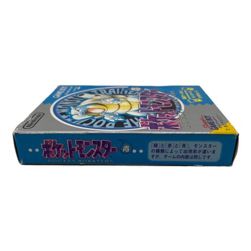 Nintendo (ニンテンドー) ポケットモンスター 青 ゲームボーイ用ソフト バックアップバッテリー残量保証無 -