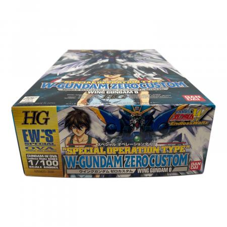 極美品HGウイングガンダムゼロカスタム スペシャルオペレーションタイプ1/100 極美品HGウイングガンダムゼロカスタム スペシャルオペレーション
