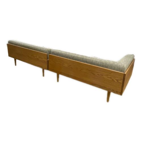 MOMO natural (モモナチュラル) コーナーソファー DAY SOFA 152 グレー×ナチュラル