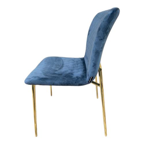 CALLIGARIS (カリガリス) ダイニングチェアー CS1885-A 脚カラー Ｐ175ブラス オーシャンブルー LOVE