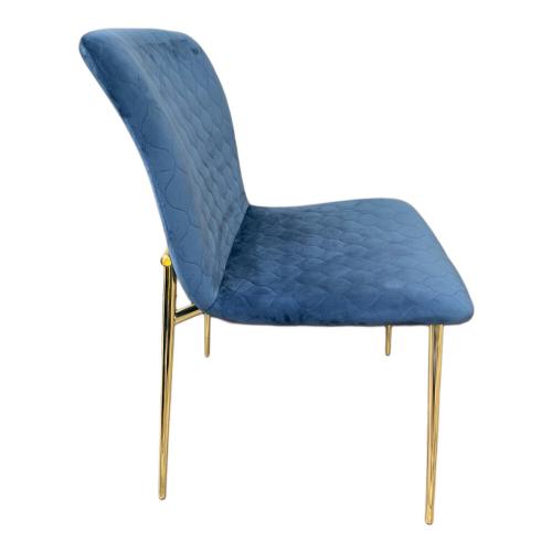 CALLIGARIS (カリガリス) ダイニングチェアー CS1885-A 脚カラー Ｐ175ブラス オーシャンブルー LOVE