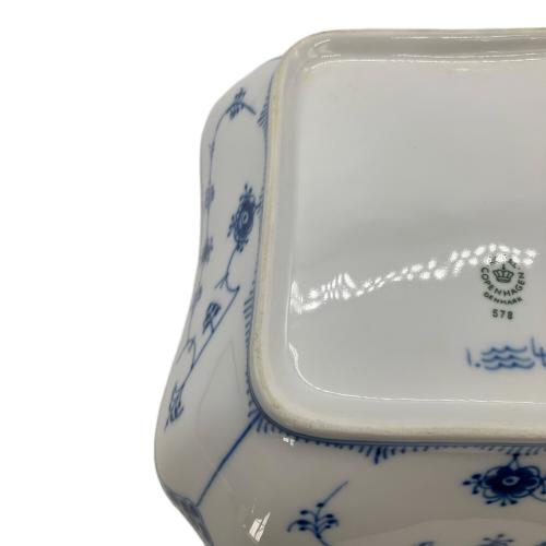ROYAL COPENHAGEN (ロイヤル・コペンハーゲン) サラダボウル ブルーフルーテッド・ハーフレース