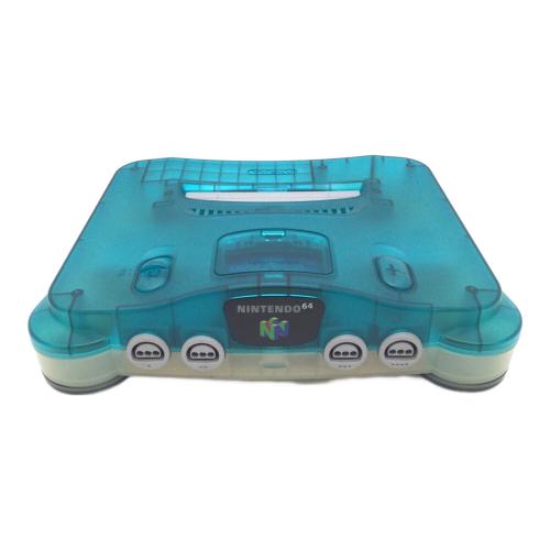 Nintendo (ニンテンドー) Nintendo64 NUS-001 クリアブルー