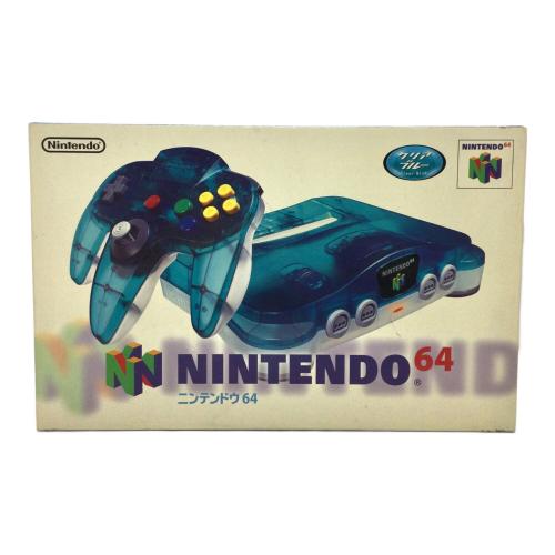 Nintendo (ニンテンドー) Nintendo64 NUS-001 クリアブルー