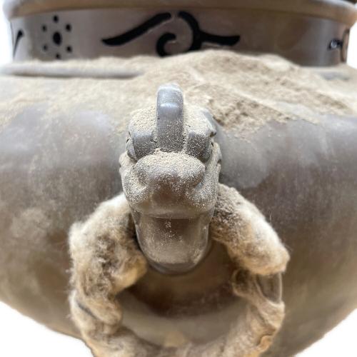 畠春斎・一ノ瀬宗辰作 茶釜 共箱付