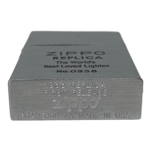 ZIPPO (ジッポ) オイルライター 1998年 1933 REPLICA No.0338