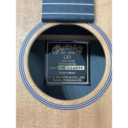 Martin&Co (マーティンアンドコー) Little Martin ミニアコースティックギター LX1 打痕有