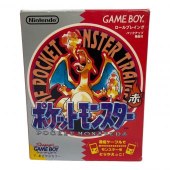 任天堂　ポケットモンスター赤 ゲームボーイ用ソフト 初期ロット後期22A