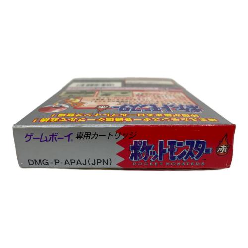 任天堂　ポケットモンスター赤 ゲームボーイ用ソフト 初期ロット後期22A