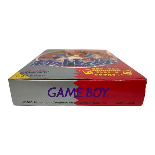 任天堂　ポケットモンスター赤 ゲームボーイ用ソフト 初期ロット後期22A