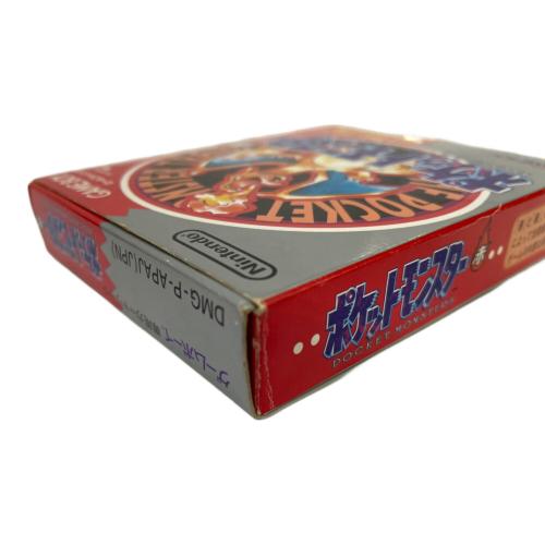 任天堂　ポケットモンスター赤 ゲームボーイ用ソフト 初期ロット後期22A
