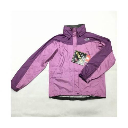 THE NORTH FACE トレッキングウェア(セット) パープル×ブラック GORE-TEX レインテックスフライト