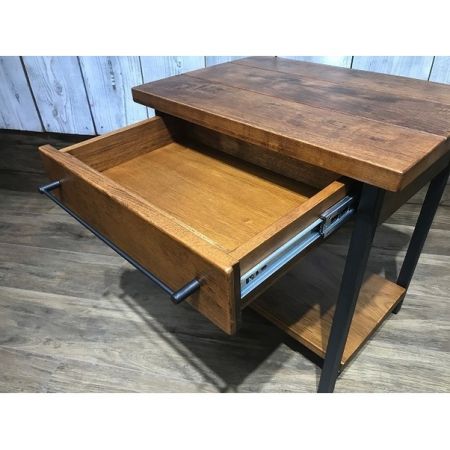 ACME Furniture (アクメファニチャー) エンドテーブル ブラウン ハックベリー×スチール (+tax) GRANDVIEW END TABLE