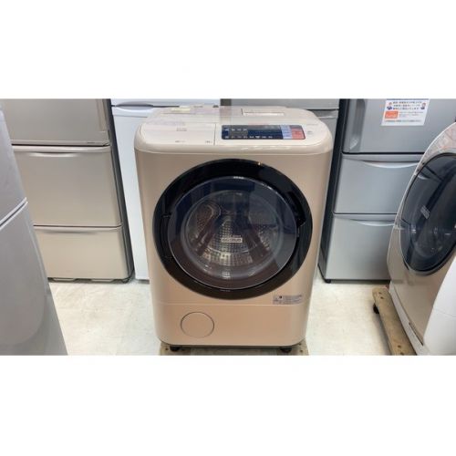 HITACHI (ヒタチ) ドラム式洗濯乾燥機 12.0kg 6.0kg BD-NX120AL 2016年製 50Hz／60Hz