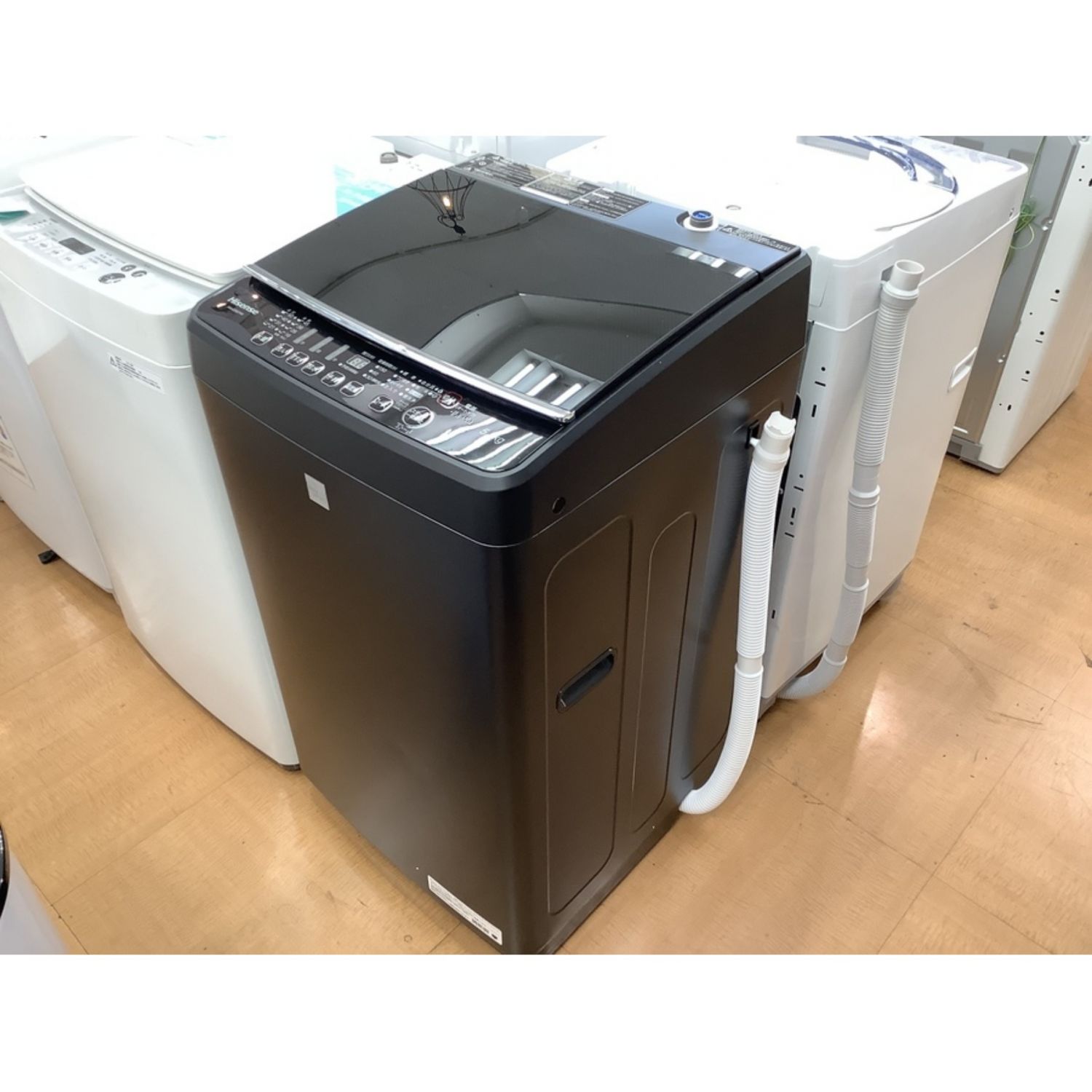 Hisense ハイセンス 全自動洗濯機 5.5kg HW-G55E5KK 家電 - 洗濯機