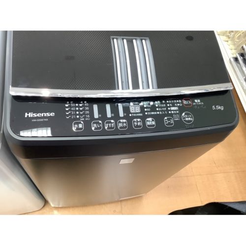 ハイセンス 全自動洗濯機 #7007# 5.5L HW-G55E7KK 98L 50Hz／60Hz