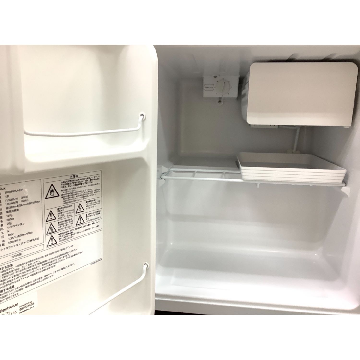 今季人気の商品 エレクトロラックス 1ドア冷蔵庫 ERB0500SA-RJP | www 