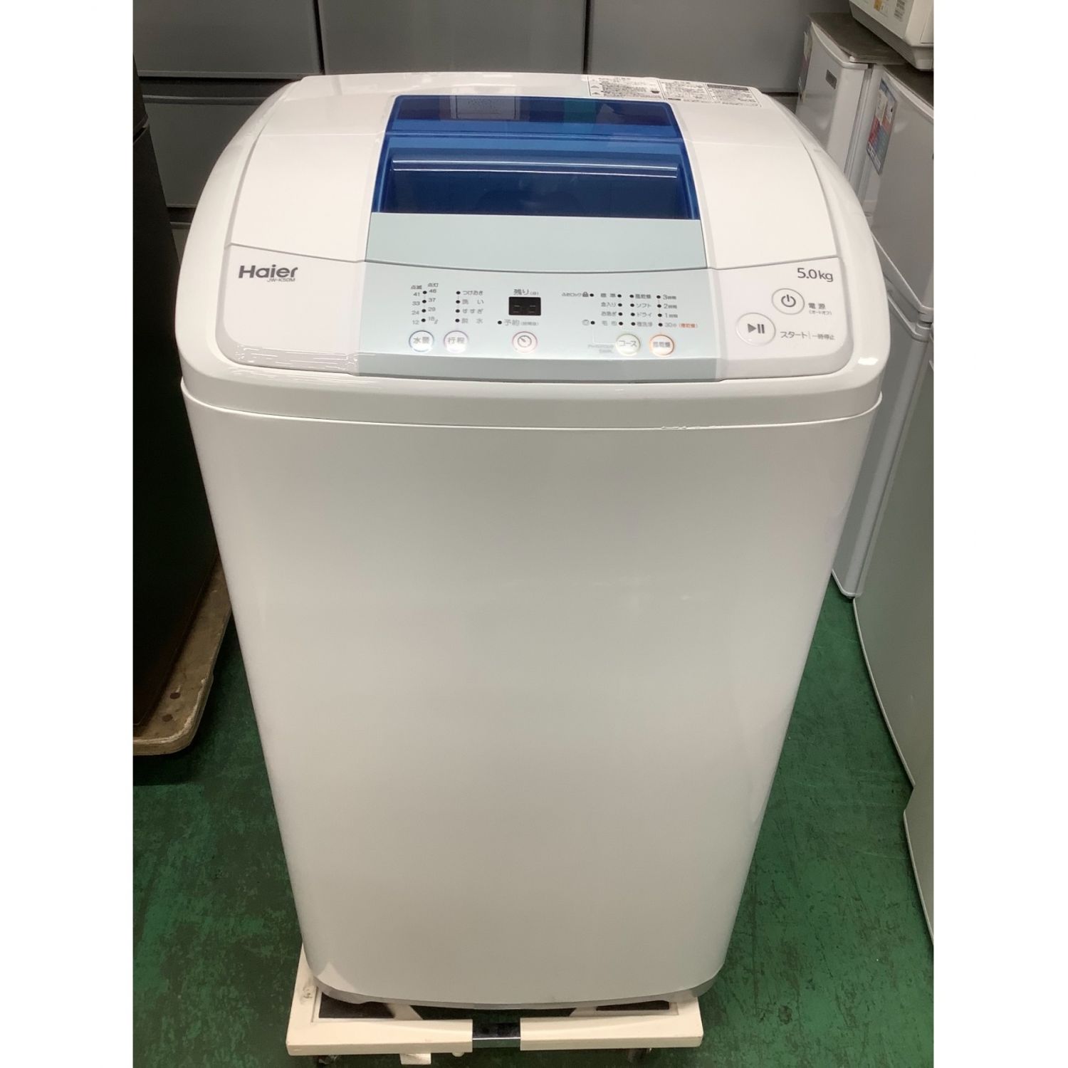 Haier (ハイアール) 洗濯機 5.0kg JW-K50M 2017年製 50Hz／60Hz 