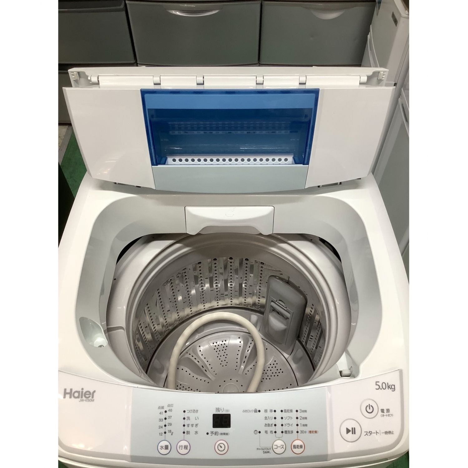 Haier (ハイアール) 洗濯機 5.0kg JW-K50M 2017年製 50Hz／60Hz 