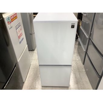 SHARP (シャープ) 2ドア冷蔵庫 SJ-GD14C-W 2017年製 137L