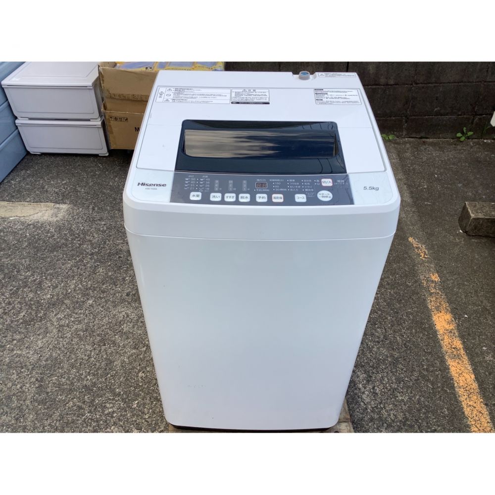 （2025.08.03　お買い上げありがとうございます★）ハイセンス 　全自動洗濯機５.５ｋｇ　２０１６年製　HW-T55A　単身向け　54cm幅　高く買取るゾウ八幡東店 2021101815332500901.jpeg